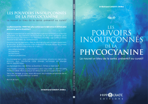 Livre Phycocyanine - Bertrand Canavy