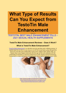 TestoTin - Best Male Enhancement Pills – 2021 Sexual Health Supplements