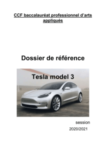 CCF art Tesla 3