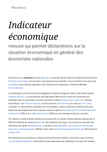 Indicateur économique — Wikipédia