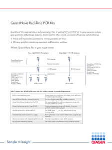 PROM-12019-001 QuantiNova Product Profile 0218 WW