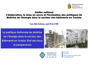 2.1 - politique nationale maitrise denergie secteur batiment tunisie samir amara 0