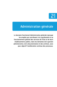Administration générale