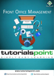 front office management tutorial