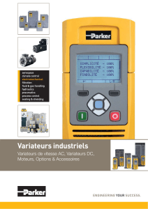 Catalogue Variateurs Industriels Parker SSD 2