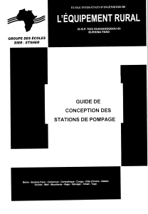 Guide de conception des stations de pomp