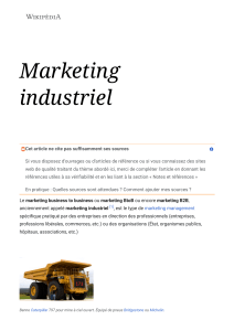 Marketing industriel — Wikipédia