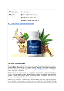 SynoGut Reviews - Is SynoGut is Safe To Use  Find Here