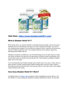 Bladder Relief 911 Supplement Reviews - Ingredients, Results, benefits, Side Effects 2022!