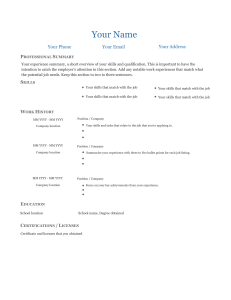 -Simple-resume-template