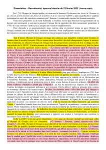 Corrigé dissertation OG et commentaire Diderot