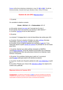 Examen-Corrigé-BiochimiemétaboliquemétabolismeniveauS42011et2012