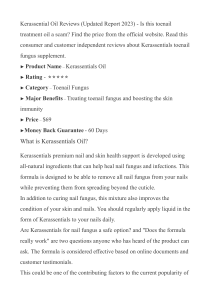 Kerassentials Reviews (CUSTOMER SCAM ALERT - 2023) Read About Toenail Fungus Oil, Price, Official Website, USA, UK & Canada!