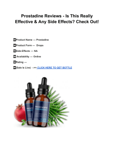 Prostadine Reviews - Is This Really Effective & Any Side Effects  Check Out! - Google Docs