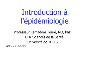 C3 introduction epidemiologie