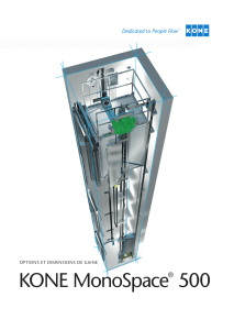 KONE Ascenseurs Monospace500 technique tcm195-34034
