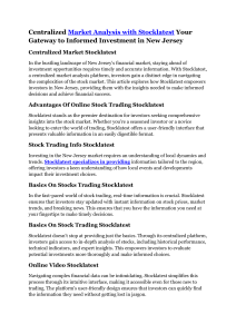 Stock Trading General Stocklatest