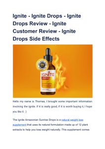 Ignite - Ignite Drops - Ignite Drops Review - Ignite Customer Review - Ignite Drops Side Effects