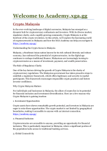 Crypto News Malaysia