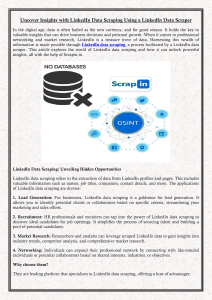 Uncover Insights with LinkedIn Data Scraping Using
