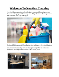calgary cleaning services