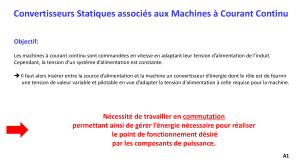 Annexe Cours Commande des Machines ARTI2 Hacheurs