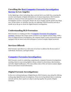 Mobile Phone Forensics Investigation in San Diego
