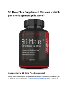 5G Male Plus Supplement Reviews - which penis enlargement pills work?