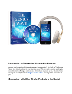 The Genius Wave Reviews - The Best Value For You 