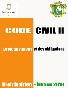 Code-civil-II-ivoirien-2018