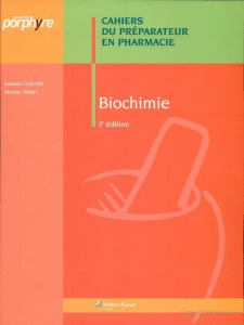 Biochimie book