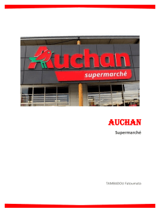 Promotion des ventes du supermarché Auchan