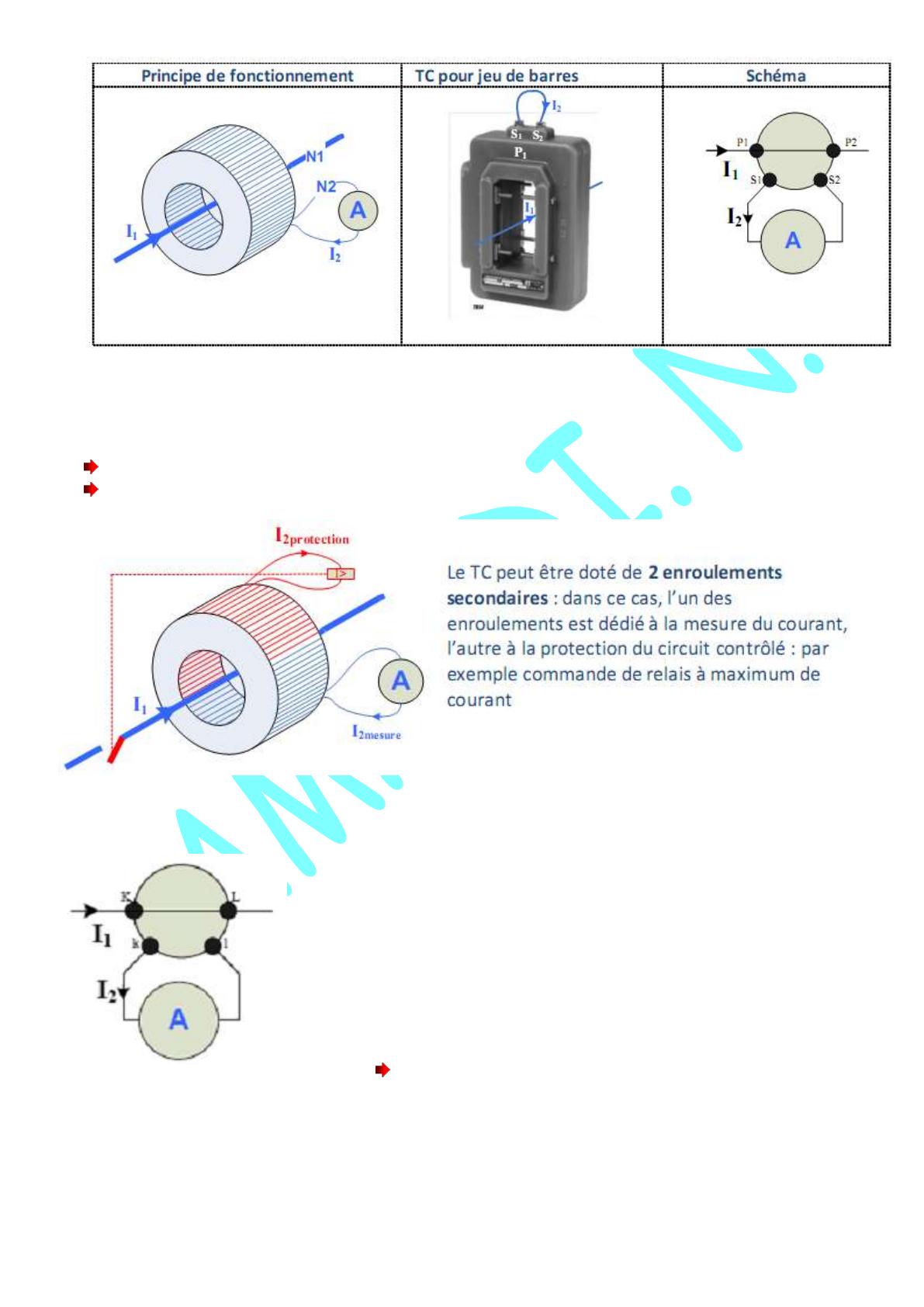 Transformateurs De Mesure TC Et TT Cours Complet