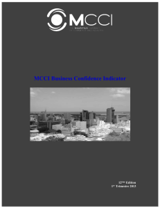 MCCI Business Confidence Indicator