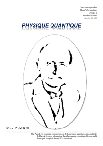 Genèse de la physique quantique
