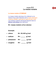 M= masse molaire (d`un atome)