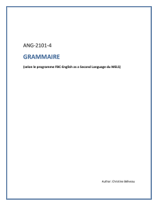 Grammaire ANG-2101-4