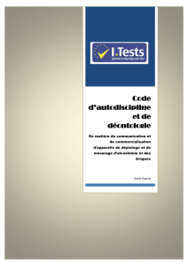 I-Tests_Code de dÃ©ontologie