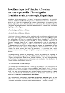 tradition orale, archéologie, linguistique - Sen