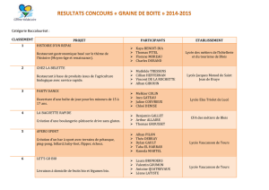 tableau de synthèse lauréats 2014-2015 - Région Centre