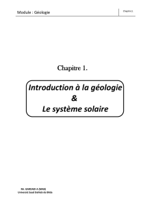 Module : Géologie