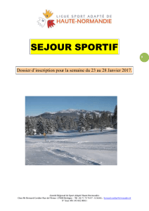 Dossier d`inscription - Ligue Sport Adapté Haute Normandie