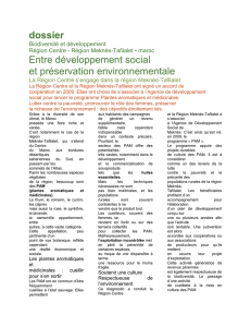 développement social et enviromentale