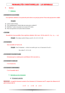 Loi Binomiale - Site Mathemagique de Mathématiques