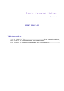 Effet Doppler ressource pour la terminale S - Académie d`Aix