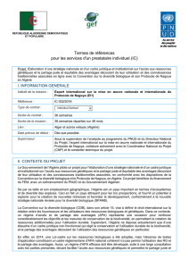 TdR - UNDP | Procurement Notices