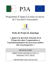 Direction G&eacute;n&eacute;rale de la Prospective