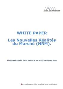 WHITE PAPER Les Nouvelles Réalités du Marché