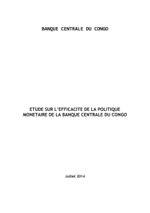 Abandon des instruments directs de la politique monétaire