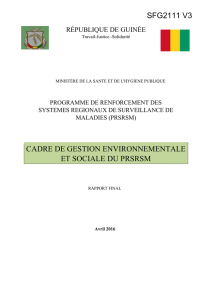 6. plan cadre de gestion environnementale et sociale (pcges)
